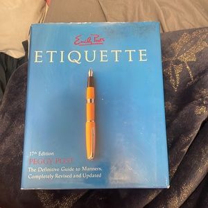 Etiquette book